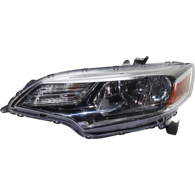 KarParts360: For 2018 2019 HONDA FIT Head Light Assembly  Side w/Bulbs (Black Housing)  Replaces HO2502186 CAPA Certified (CLX-M0-317-1171L-ACN2-CL360A1-PARENT1)