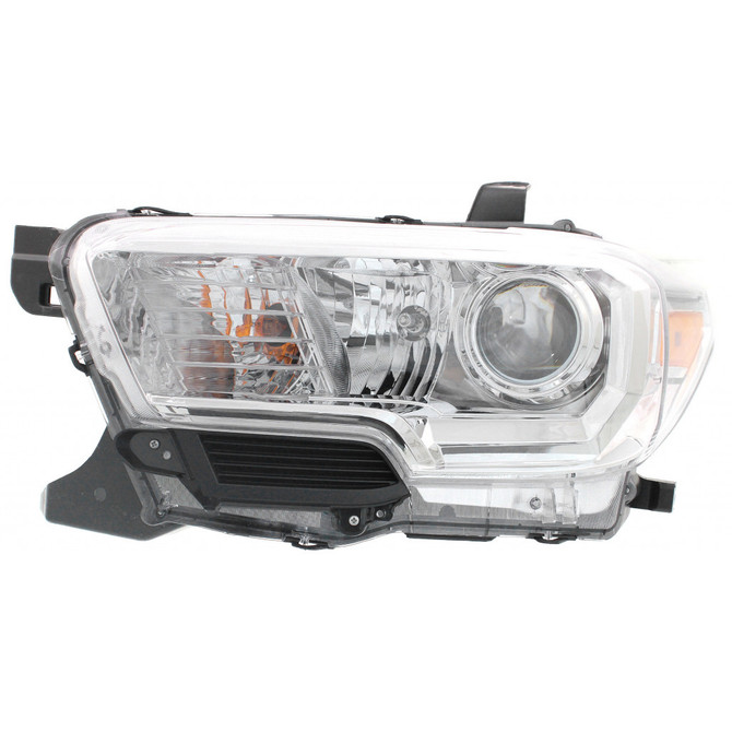 For Toyota Tacoma 2016 Headlight Assembly Halogen w/o Led DRL&Foglight Chrome DOT Certified (CLX-M1-311-11AEL-AF1-PARENT1)