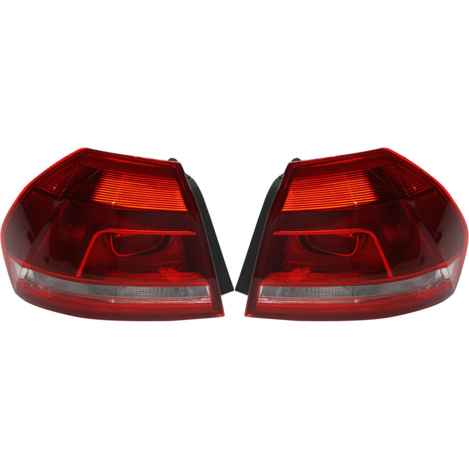 KarParts360: For Volkswagen Passat Tail Light Assembly 2012 13 14 2015 w/ Bulbs CAPA Certified (CLX-M0-341-1932L-AC-CL360A1-PARENT1)