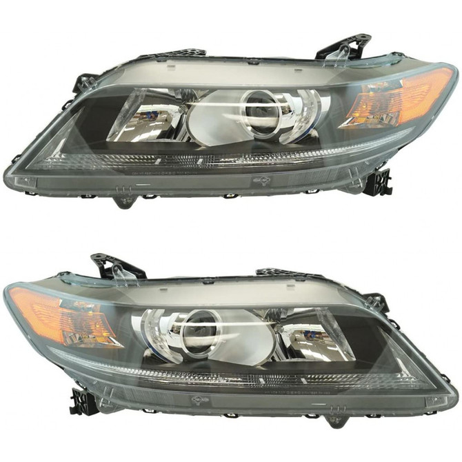 For Honda Accord Headlight Assembly 2013 2014 2015 Pair Driver and Passenger Side | HO2502157 (PLX-M1-316-1169L-AS2)