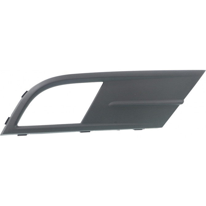 For Volkswagen Jetta 2015 2016 Front Fog Light Trim Passenger Side Front Textured Black Hybrid Outer Grille Replacement For VW1039133 | 5C6853666E9B9 (CLX-M1-340-2506R-UD)