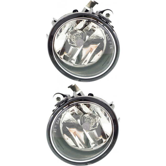 CarLights360: For 2018 BMW X1 Fog Light Assembly Driver and Passenger Side DOT Certified w/o Adaptive Headlamps w/Bulbs Halogen Type - Replaces BM2592141 BM2593141 (Vehicle Trim: Sport Utility) (PLX-M0-19-12106-00-1-CL360A1)