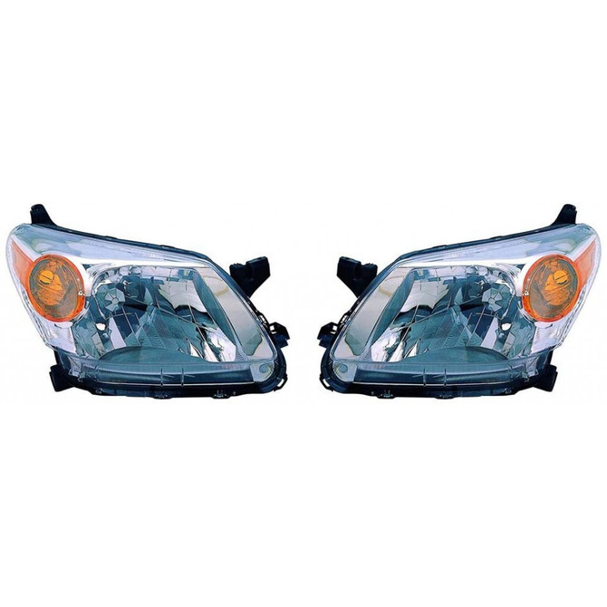 For 2008-2012 Scion xD Headlight Pair Driver and Passenger Side SC2502103 (PLX-M1-311-11B3L-UC)