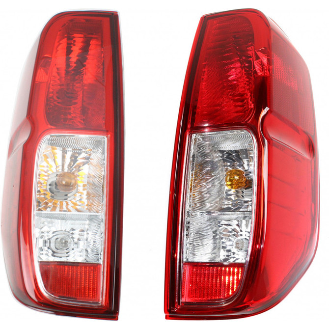 CarLights360: For 2014 2015 2016 2017 Nissan Frontier Tail Light Assembly Driver and Passenger Side DOT Certified w/Bulbs - Replaces NI2800206 NI2801206 (Vehicle Trim: From 02/2014 ; ) (PLX-M0-11-6096-90-1-CL360A1)