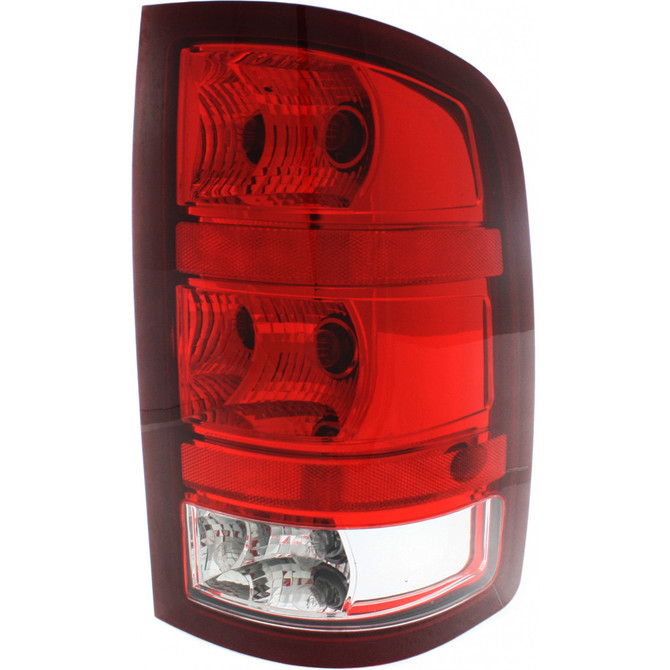 For GMC Sierra 3500 HD Tail Light Assembly 2007 2008 2009 Passenger Side 1st Design w/ Bulbs CAPA Certified For GM2801208 (Vehicle Trim: w/o Dual Wheel) (CLX-M0-11-6223-00-9-CL360A11)