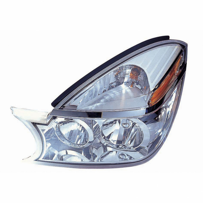 CarLights360: For 2006 2007 Buick Rendezvous Headlight Assembly Driver Side w/Bulbs CAPA Certified Replacement for GM2502302 (CLX-M1-335-1112L-ACN-CL360A1)