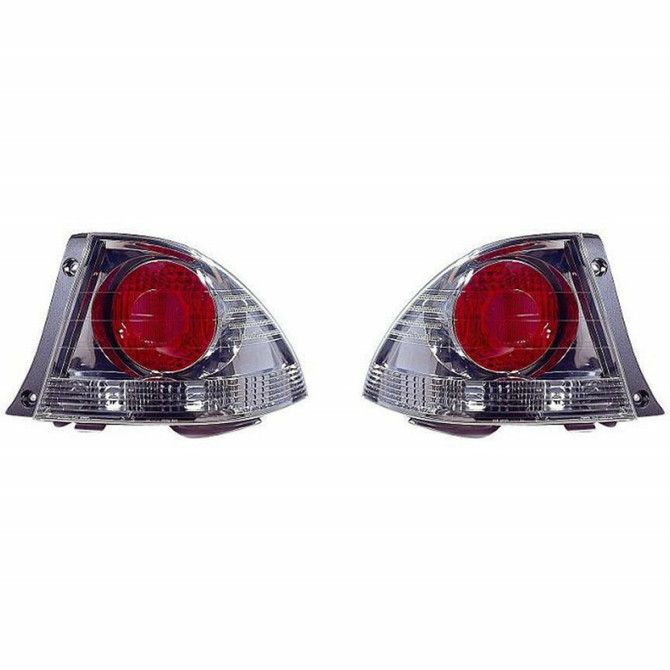 CarLights360: For 2002 2003 LEXUS IS300 Tail Light Pair Driver and Passenger Side Replaces LX2818104 LX2819104 (PLX-M1-211-19G6L3US7-CL360A1)