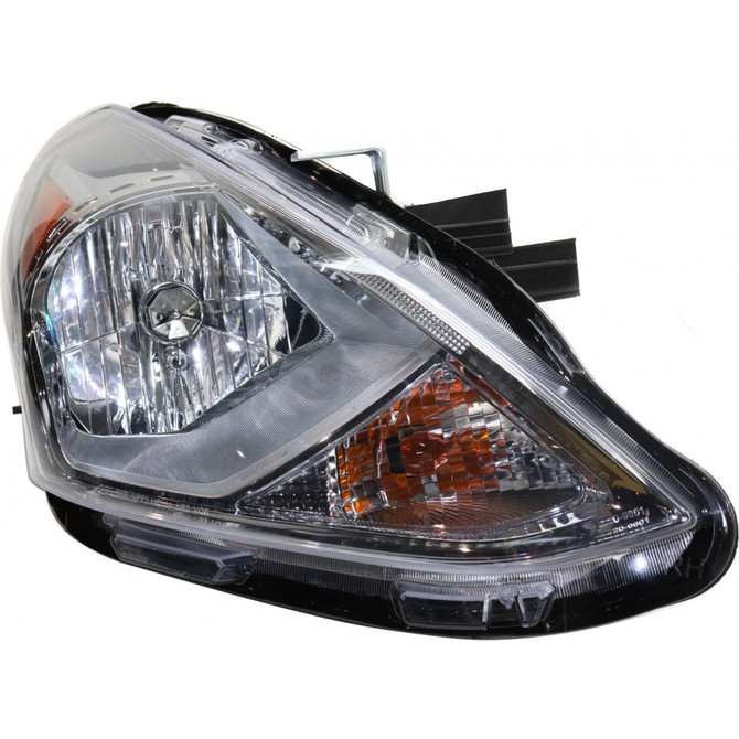 CarLights360: For 2015 2016 2017 2018 NISSAN VERSA Head Light Assembly Passenger Side w/Bulbs - (DOT Certified) Replacement for NI2503230 (CLX-M1-314-1195R-AF-CL360A1)