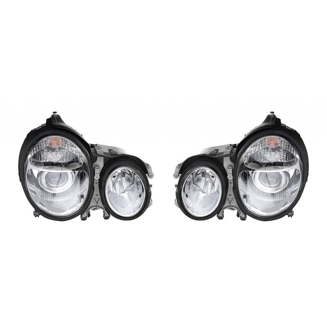 CarLights360: For 2000 2001 2002 MERCEDES-BENZ E320 Head Light Assembly - Replacement for MB2505100 (CLX-M1-339-1118PXAS-CL360A1)