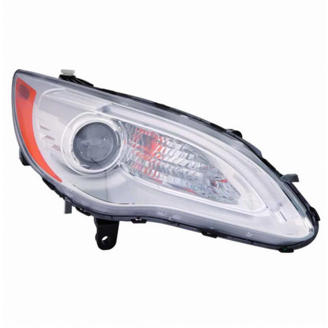 CarLights360: For 2011 2012 2013 2014 CHRYSLER 200 Head Light Assembly Passenger Side w/Bulbs - (DOT Certified) Replacement for CH2519140 (CLX-M1-332-1192R-AF1-CL360A1)