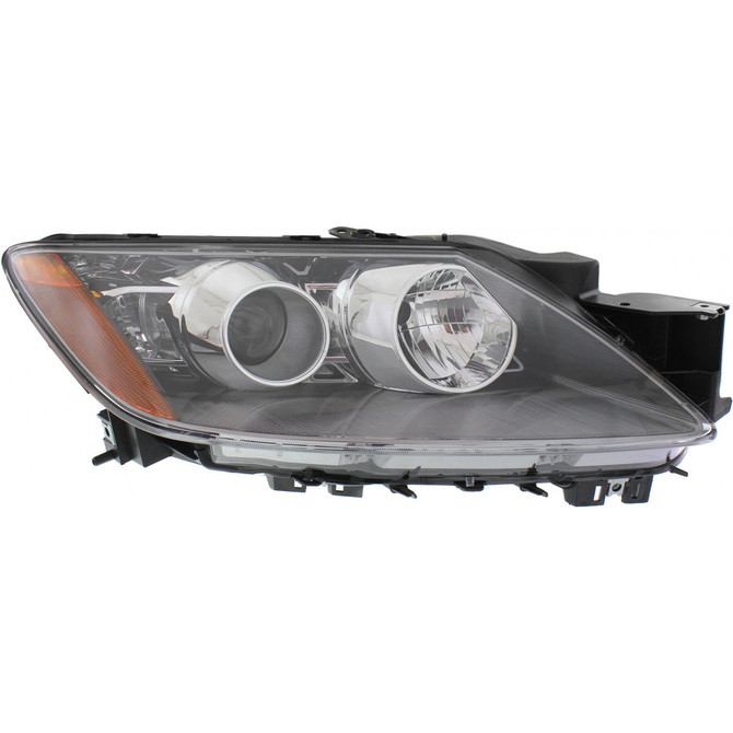 CarLights360: For 2007 2008 2009 MAZDA CX-7 Head Light Assembly Passenger w/o bulbs and ballast HID Type (Black Housing) - Replacement for MA2503140 (CLX-M1-315-1136RNUSHM2-CL360A1)