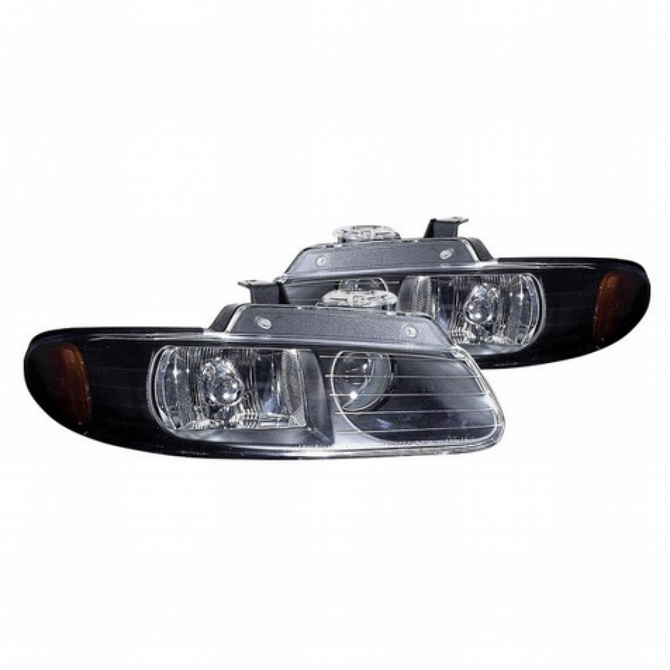 For 1998 1999 Chrysler Town & Country Headlight Performance Pair replaces 0; CH2505110 (CLX-M1-332-1143P-ASD2)