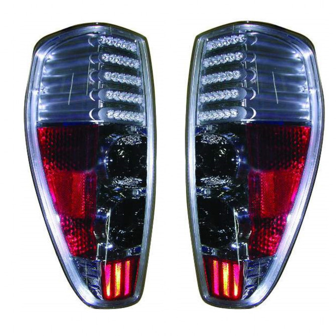 For Chevy Colorado/GMC Canyon 2004-2005 Tail Light LED Chrome Driver and Passenger Side Chrome (CLX-M1-334-1917PXUSV)