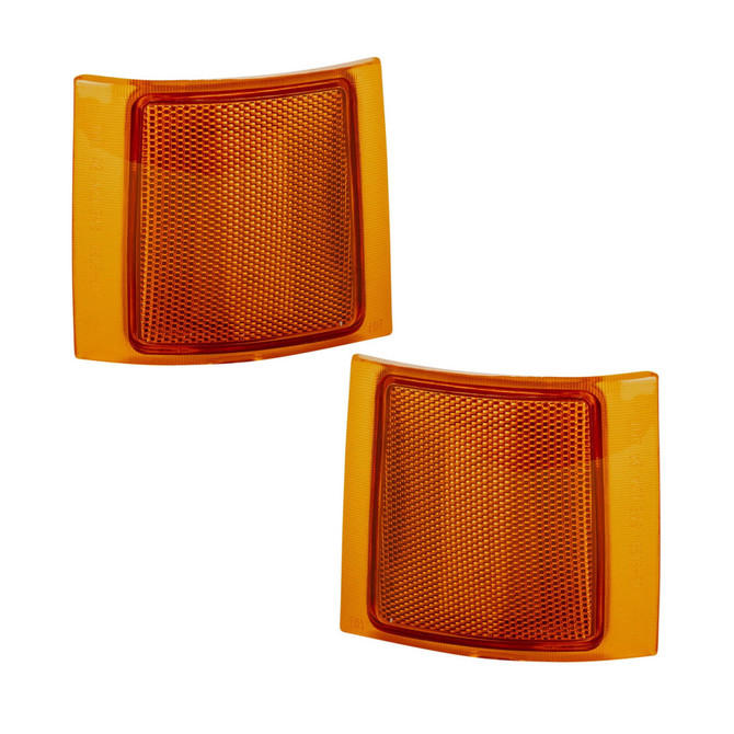 For Chevy C1500 / C2500 Suburban Side Marker Light 1994 95 96 97 98 1999 Pair Driver and Passenger Side GM2550143 (PLX-M0-18-3190-01-CL360A2)