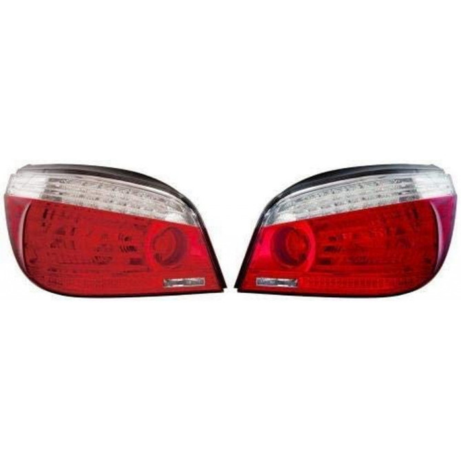 For BMW 528i / 535i / 550i Tail Light 2008 2009 2010 Pair Driver and Passenger Side LED For BM2800128 | 63 21 7 361 593 (PLX-M0-11-11986-00-CL360A55)