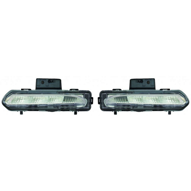 For Buick Enclave Parking Light 2013 14 15 16 2017 Pair Driver and Passenger Side LED GM2520195 | 20956919 (PLX-M0-12-5308-00-CL360A55)