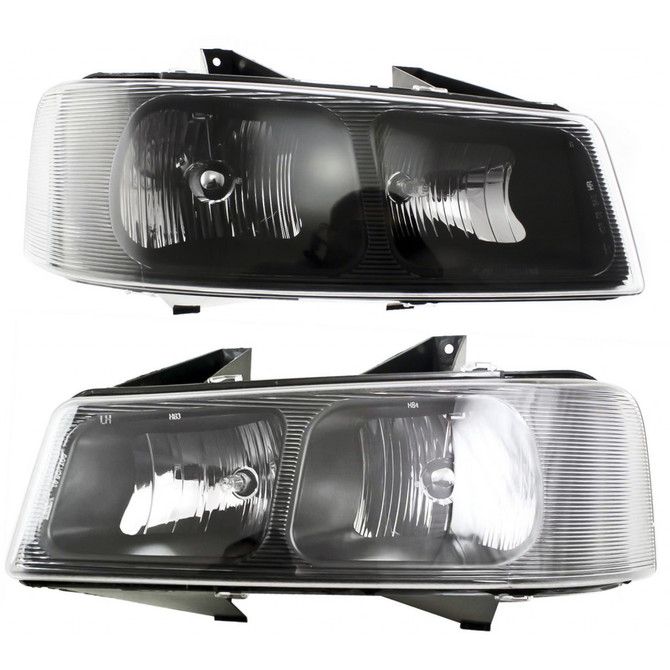 For 2003-2020 GMC Savana 1500 / 2500 / 3500 / 4500 Headlight Pair Driver and Passenger Side For GM2502233 | 15879433 (PLX-M0-20-6582-00-9-CL360A6)