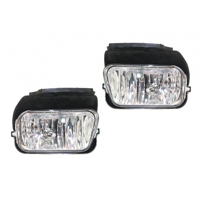 For Chevy Silverado 1500 Fog Light 2003 2004 Driver and Passenger Side Pair CAPA Certified GM2592127 (PLX-M1-334-2007L-ACD-CL360A3)