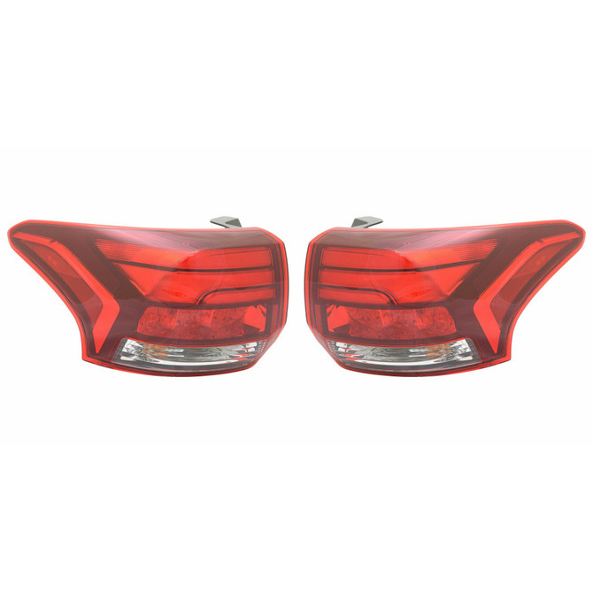 For Mitsubishi Outlander PHEV Outer Tail Light 2018 2019 2020 Pair Driver and Passenger Side LED For MI2804109 | 8330B177 (PLX-M0-11-9012-00-CL360A55)