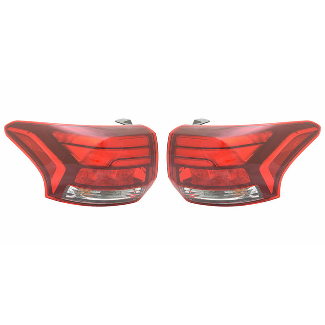 For Mitsubishi Outlander PHEV Outer Tail Light 2018 2019 2020 Pair Driver and Passenger Side LED For MI2804109 | 8330B177 (PLX-M0-11-9012-00-CL360A55)