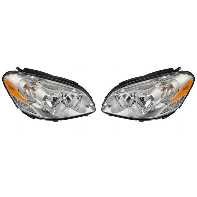 For Buick Lucerne Headlight 2006 07 08 09 10 2011 Pair Driver and Passenger Side CXS / CXL / Super For GM2502277 | 25974773 (PLX-M0-20-6778-90-CL360A55)