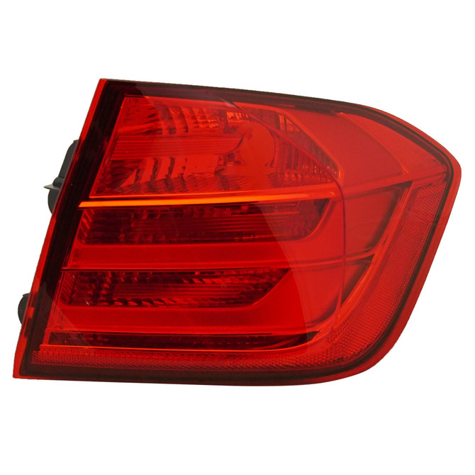 For BMW 320i / 328i / 335i Tail Light Assembly 2012 13 14 2015 Passenger Side | Outer | Sedan | BM2805104 | 63217313040 (CLX-M0-USA-REPB730175-CL360A70)