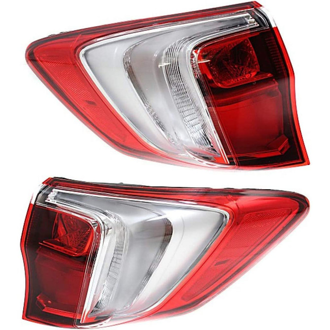 For Acura RDX Tail Light 2016 2017 2018 Pair RH and LH Side LED For AC2804104 | 33550-TX4-A51 (PLX-M0-11-6844-00-CL360A55)