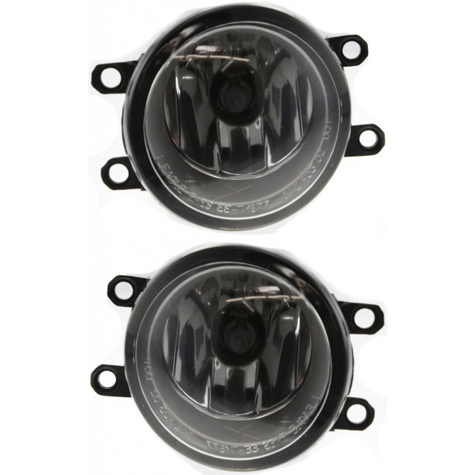 KarParts360 Compatible For Toyota Matrix Fog Light 2009-2014 Pair Driver and Passenger Side w/Bulbs CAPA Certified For TO2592123 (PLX-M1-211-2052L-ACN-CL360A4)