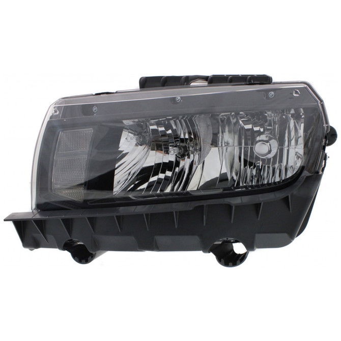 For Chevy Camaro Headlight Assembly 2014 2015 Driver Side Halogen For GM2502391 | 23398035 (CLX-M0-20-14762-00-CL360A55)