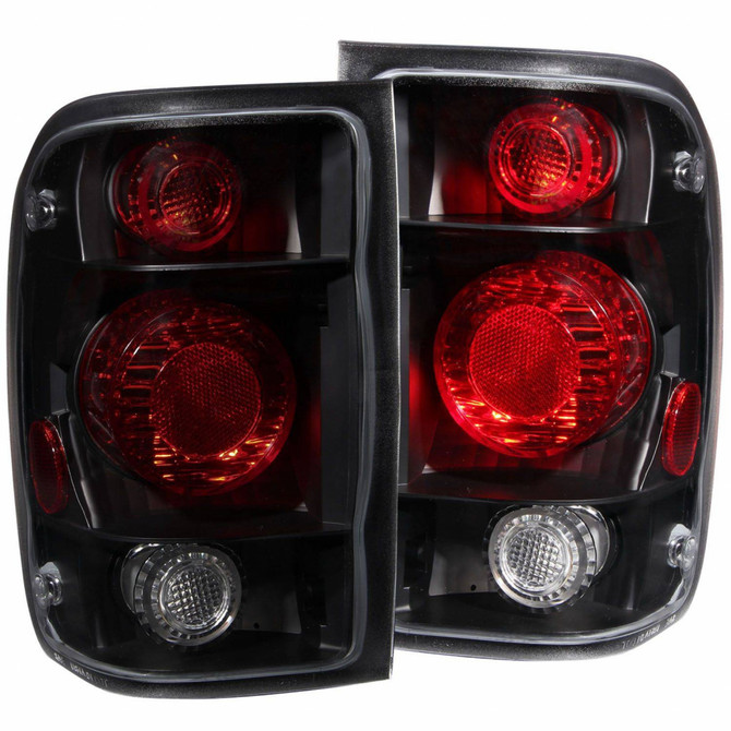 ANZO For Ford Ranger 1998 1999 2000 Tail Lights Dark Smoke G2 | (TLX-anz211178-CL360A70)