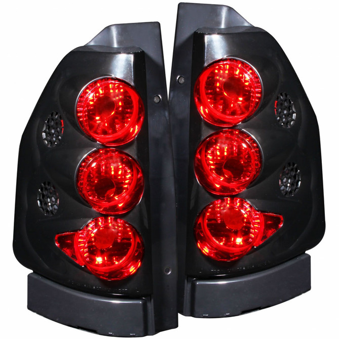ANZO For GMC Envoy 2002-2008 Tail Lights Black | (TLX-anz211093-CL360A70)