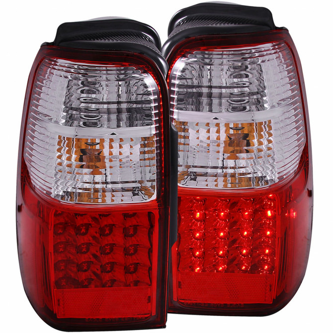 ANZO For Toyota 4Runner 2001 2002 Tail Lights LED Red/Clear | (TLX-anz311070-CL360A70)