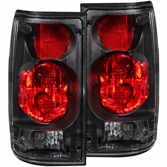 ANZO For Toyota Pickup 1989-1995 Tail Lights Black | (TLX-anz211132-CL360A70)