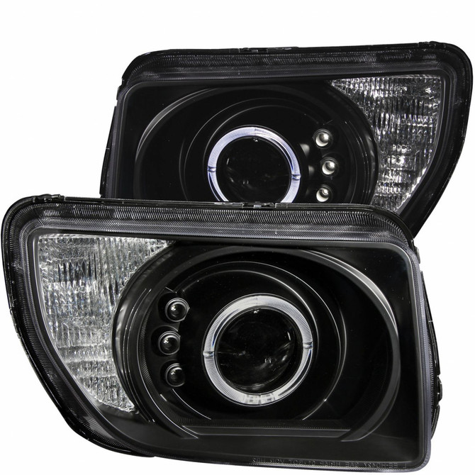 ANZO For Honda Element 2003-2006 Projector Headlights w/ Halo Black | (TLX-anz121432-CL360A70)
