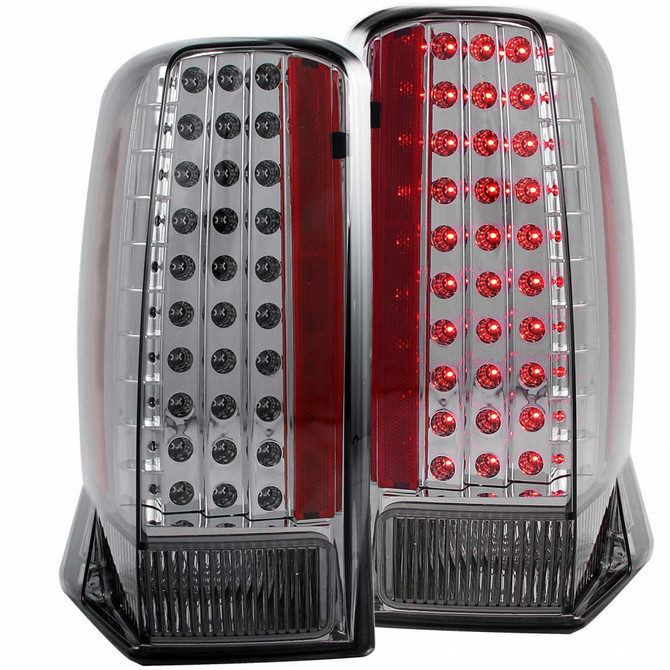 ANZO For Cadillac Escalade ESV 2003 2004 2005 2006 Tail Lights LED Smoke | (TLX-anz321221-CL360A71)