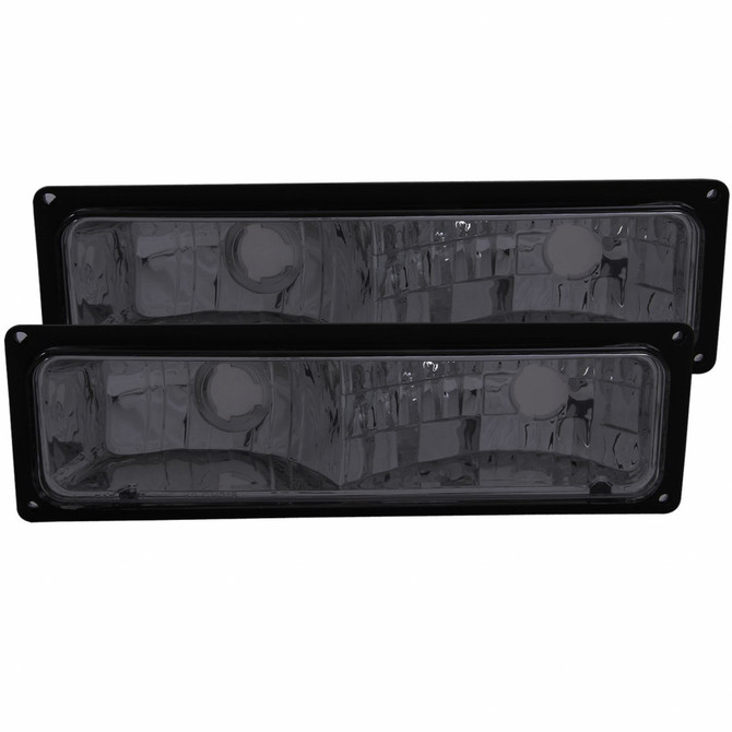 ANZO For Chevy K1500/K2500 Suburban 1992-1999 Euro Parking Lights Smoke | (TLX-anz511034-CL360A85)