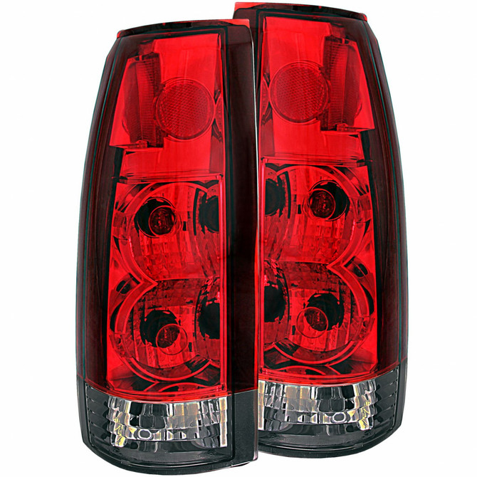 ANZO For Chevy K1500 1991 1992 Tail Lights Red/Smoke G2 | (TLX-anz211157-CL360A76)