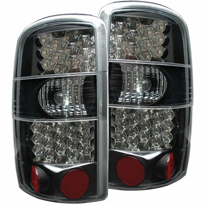 ANZO For Chevy Suburban 2500 2000-2001 Tail Lights LED Black | (TLX-anz311003-CL360A74)