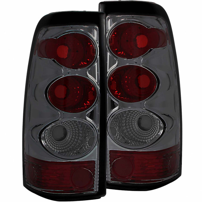 ANZO For Chevy Silverado 1500 HD Classic 2007 Tail Lights Smoke | (TLX-anz211159-CL360A76)