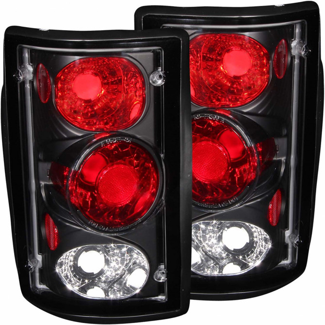 ANZO For Ford Excursion 2000-2005 Tail Lights Black | (TLX-anz211051-CL360A70)