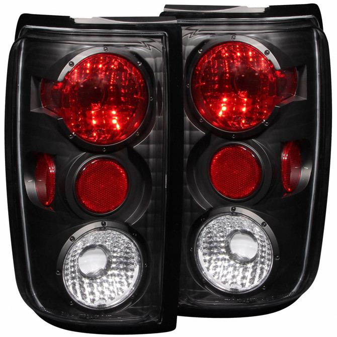 ANZO For Ford Expedition 1997-2002 Tail Lights Black | (TLX-anz211057-CL360A70)