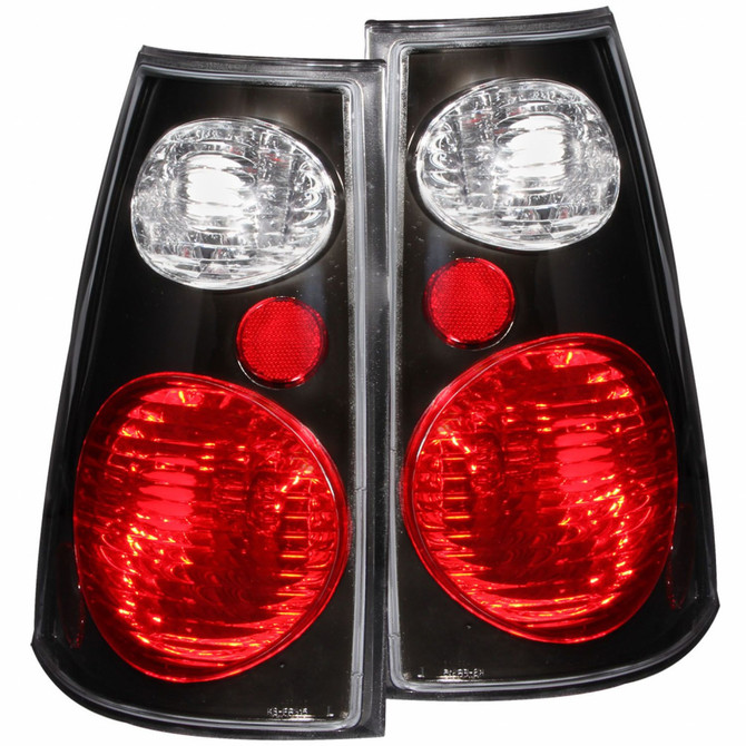 ANZO For Ford Explorer Sport Trac 2001 2002 2003 2004 2005 Tail Lights Black | (TLX-anz211087-CL360A70)