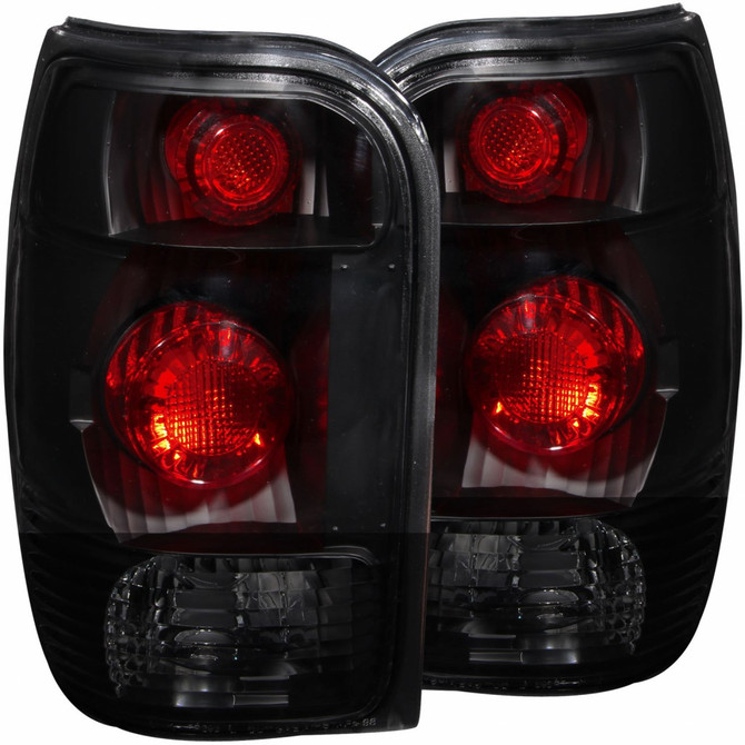 ANZO For Ford Explorer 1998 1999 2000 2001 Tail Lights Dark Smoke | (TLX-anz221186-CL360A70)