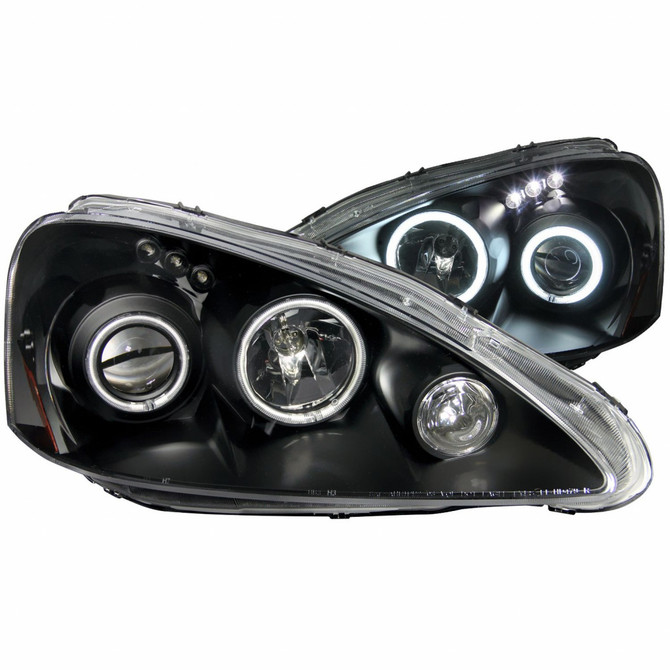 ANZO For Acura RSX 2005 2006 Projector Headlights w/ Halo Black | (TLX-anz121197-CL360A70)