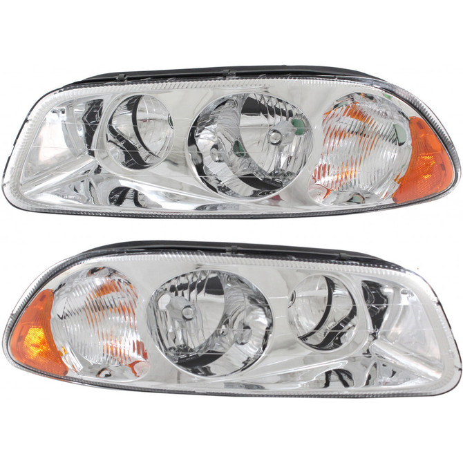 For Mack CXU / GU8 Headlight 2008 09 10 2011 Driver and Passenger Side Pair / Set | Halogen | Set Back Axle | w/o Bulbs | PQN001934 + PQN001534 | 2M0526AM + 2M0525AM (PLX-M0-USA-RH10010006-HD-CL360A71)