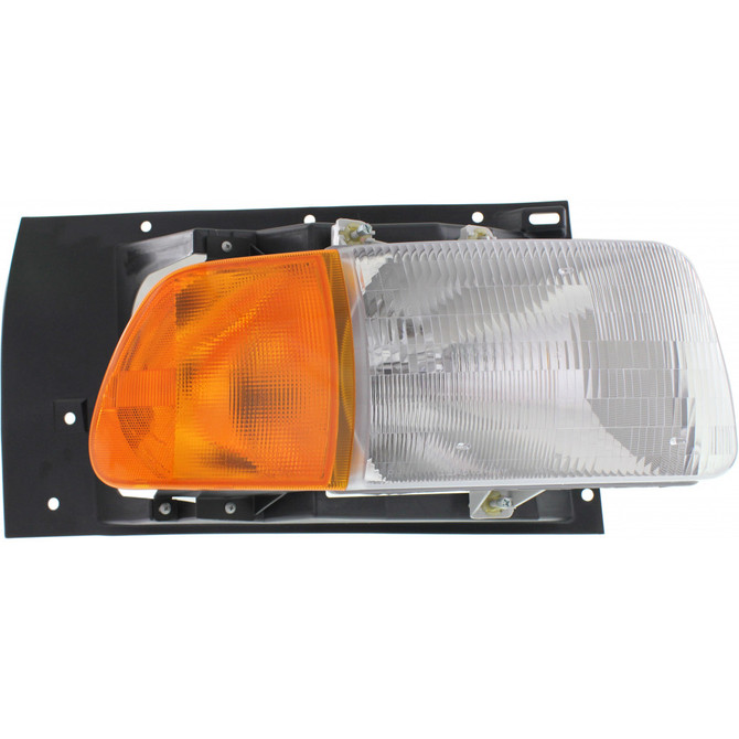 For Ford A9522 Heavy Duty Truck Headlight Assembly 1997 Passenger Side | Halogen | Excludes Seal Beam & Set Forward Axle Mod | A1713344000 (CLX-M0-USA-REPS100319-HD-CL360A71)