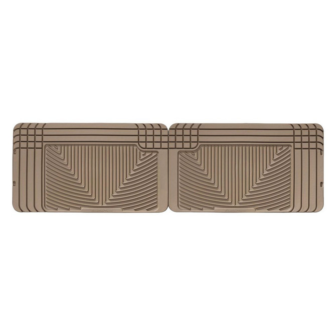 WeatherTech Rubber Mats For Chevy Traverse 2009-2017 Rear - Tan | Rally Van (TLX-wetW25TN-CL360A82)