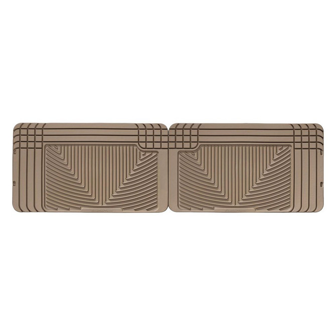 WeatherTech Rubber Mats For GMC Yukon 1992-1999 Rear - Tan | Rally Van (TLX-wetW25TN-CL360A74)