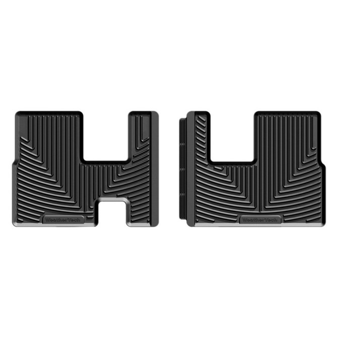 WeatherTech Rubber Mats For Toyota Highlander 2014-2021 Rear Black |  (TLX-wetW335-CL360A70)