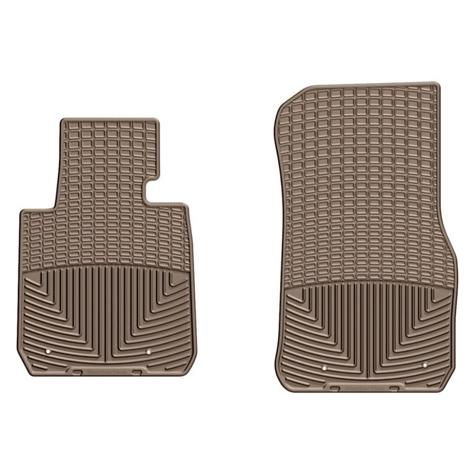 WeatherTech Rubber Mats For BMW 3-Series 2012-2021 - F30 - Front - Tan | (TLX-wetW267TN-CL360A70)